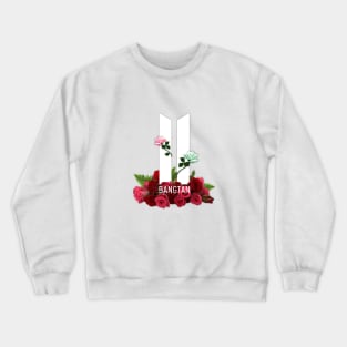 BTS Bangtang Floral Crewneck Sweatshirt